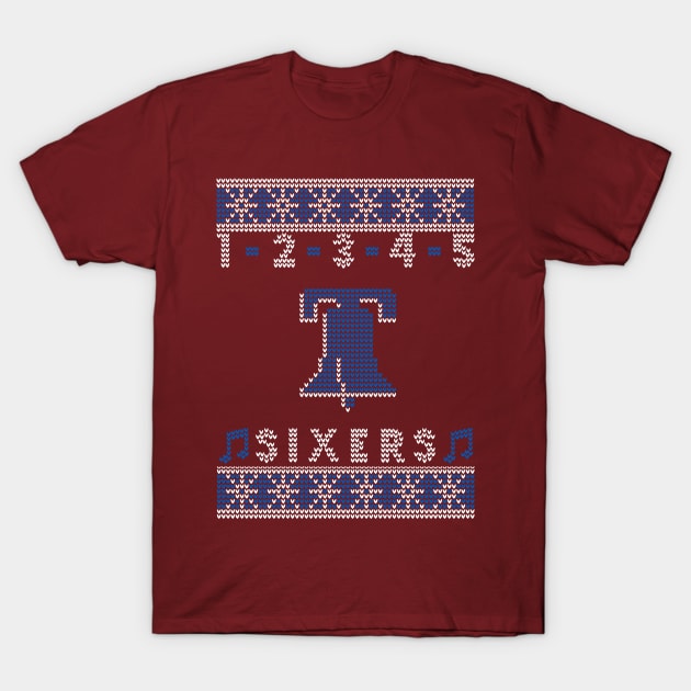 Ugly Sixers Xmas (red) T-Shirt by OptionaliTEES